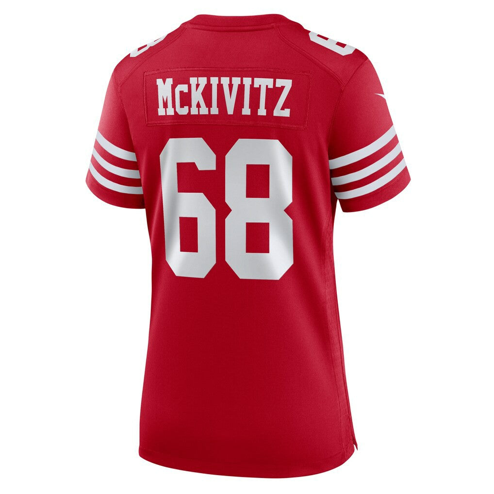 Colton McKivitz  Women's Team Game Jersey - San Francisco 49ers