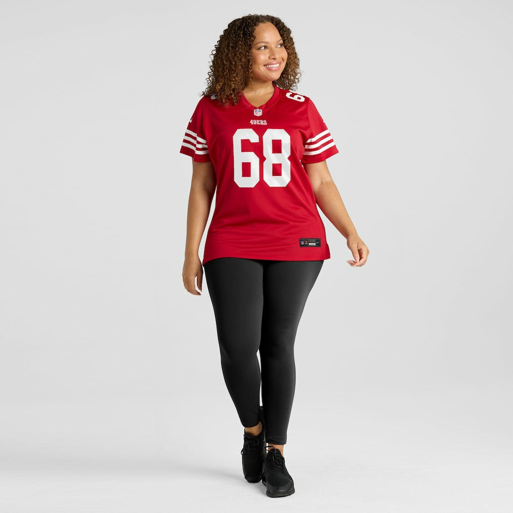 Colton McKivitz  Women's Team Game Jersey - San Francisco 49ers