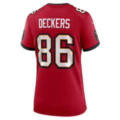 Evan Deckers  Women's Team Game Jersey - Tampa Bay Buccaneers