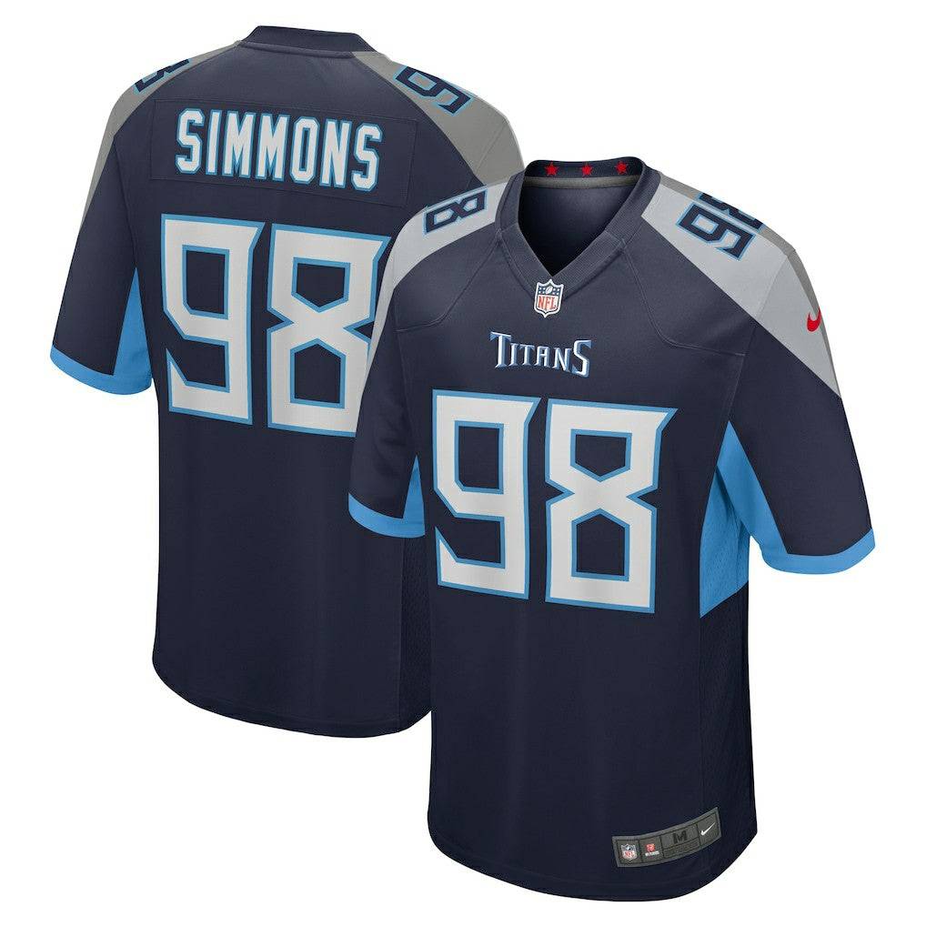 Jeffery Simmons  Game Jersey - Tennessee Titans