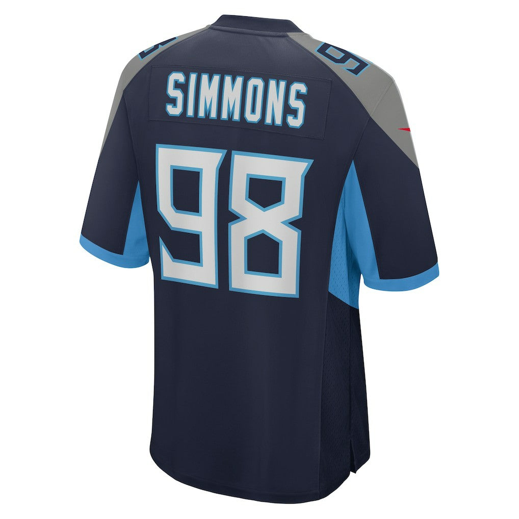 Jeffery Simmons  Game Jersey - Tennessee Titans
