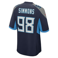 Jeffery Simmons  Game Jersey - Tennessee Titans
