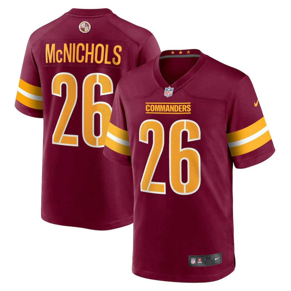 Jeremy McNichols  Game Jersey - Washington Commanders