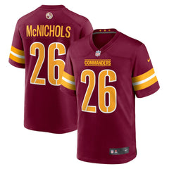 Jeremy McNichols  Game Jersey - Washington Commanders