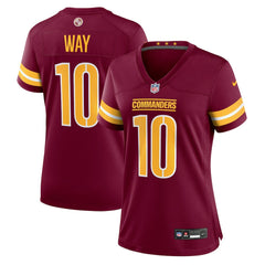 Tress Way  Women's Team Game Jersey - Washington Commanders