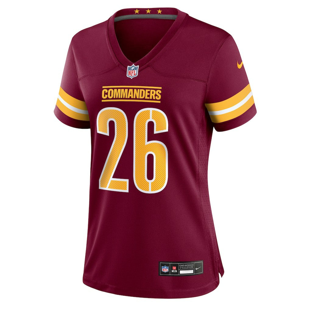 Jeremy McNichols  Women's Team Game Jersey - Washington Commanders