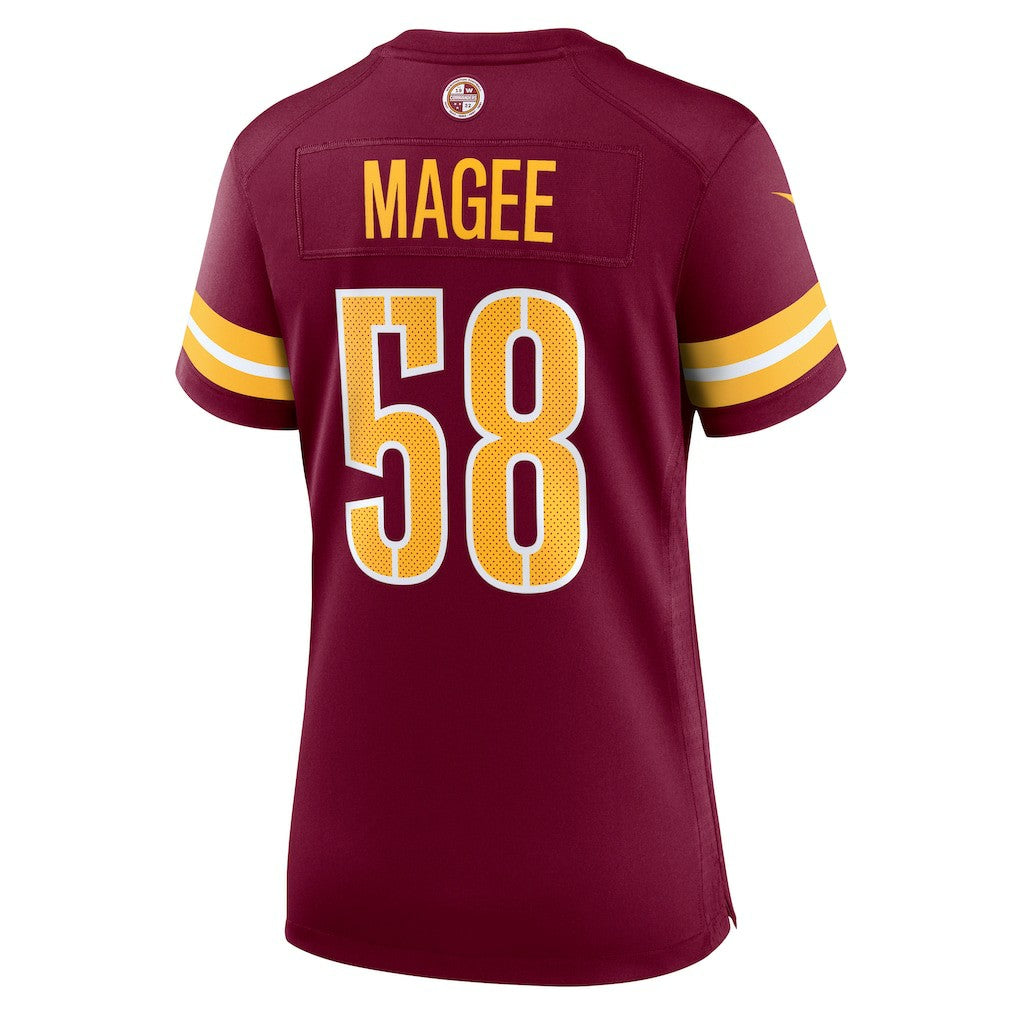 Jordan Magee  Women's Team Game Jersey - Washington Commanders