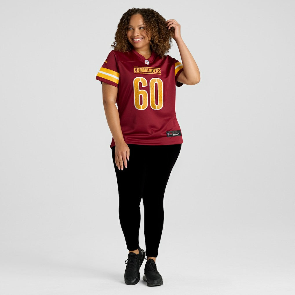 Michael Deiter  Women's Team Game Jersey - Washington Commanders
