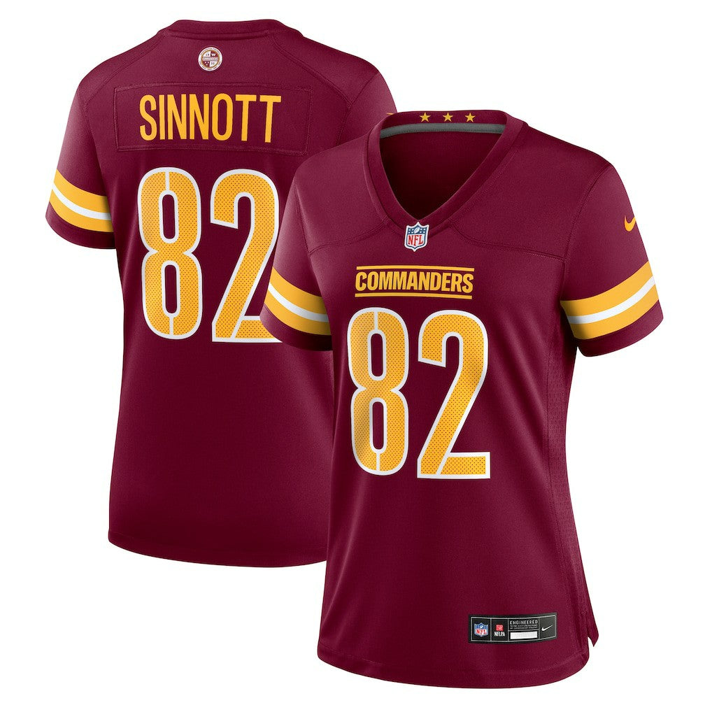 Ben Sinnott  Women's Team Game Jersey - Washington Commanders
