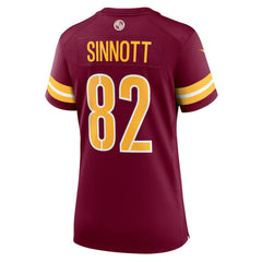 Ben Sinnott  Women's Team Game Jersey - Washington Commanders