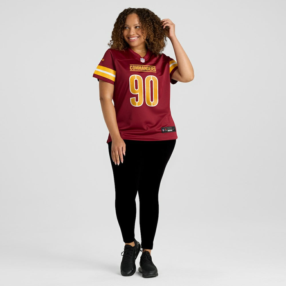 Javontae Jean-Baptiste  Women's Team Game Jersey - Washington Commanders