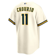 MLB Jackson Chourio Milwaukee Brewers Nike Home Replica Jersey
