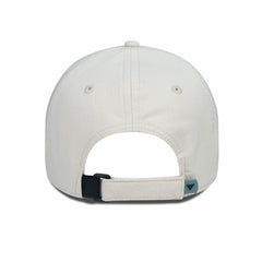 NHL Cream Carolina Hurricanes Men's Levelwear Faux Leather Patch Unstructured Adjustable Hat
