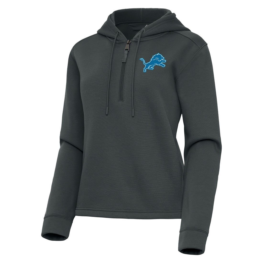 Antigua Women's Contemporary Quarter-Zip Hoodie - Detroit Lions