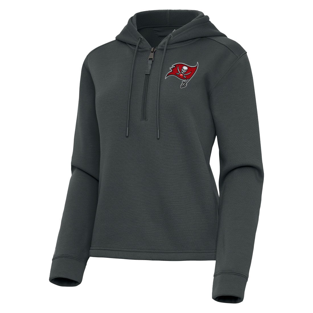 Antigua Women's Contemporary Quarter-Zip Hoodie - Tampa Bay Buccaneers