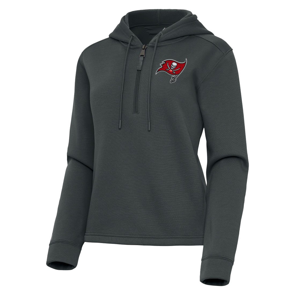 Antigua Women's Contemporary Quarter-Zip Hoodie - Tampa Bay Buccaneers