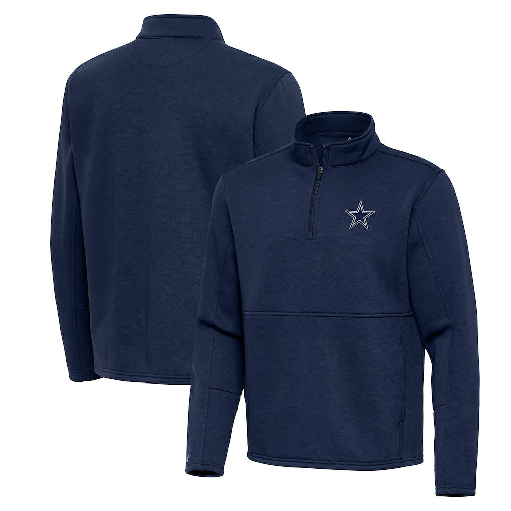 Antigua Twist Quarter-Zip Pullover Jacket - Dallas Cowboys