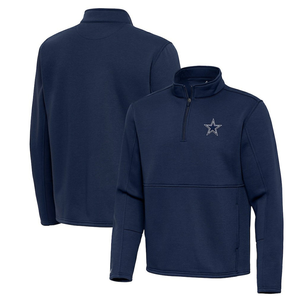 Antigua Twist Quarter-Zip Pullover Jacket - Dallas Cowboys