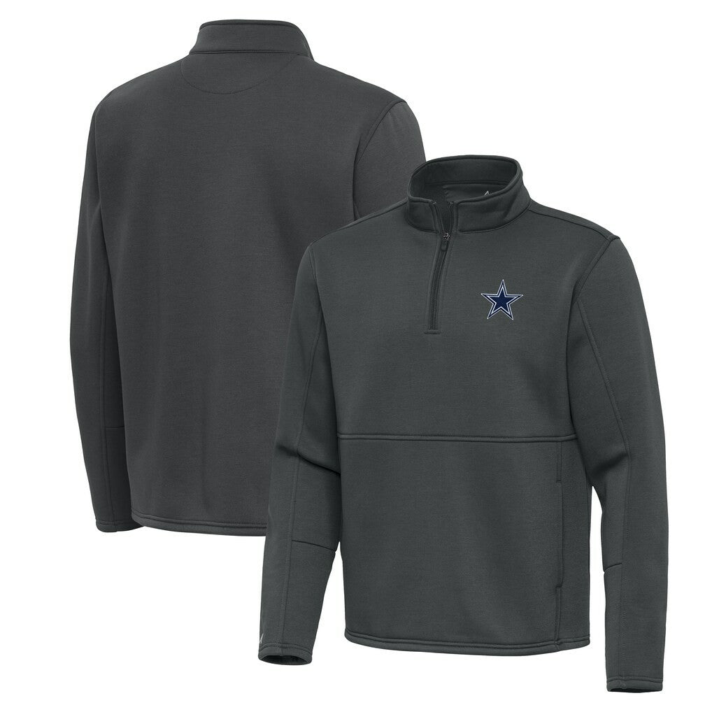 Antigua Twist Quarter-Zip Pullover Jacket - Dallas Cowboys