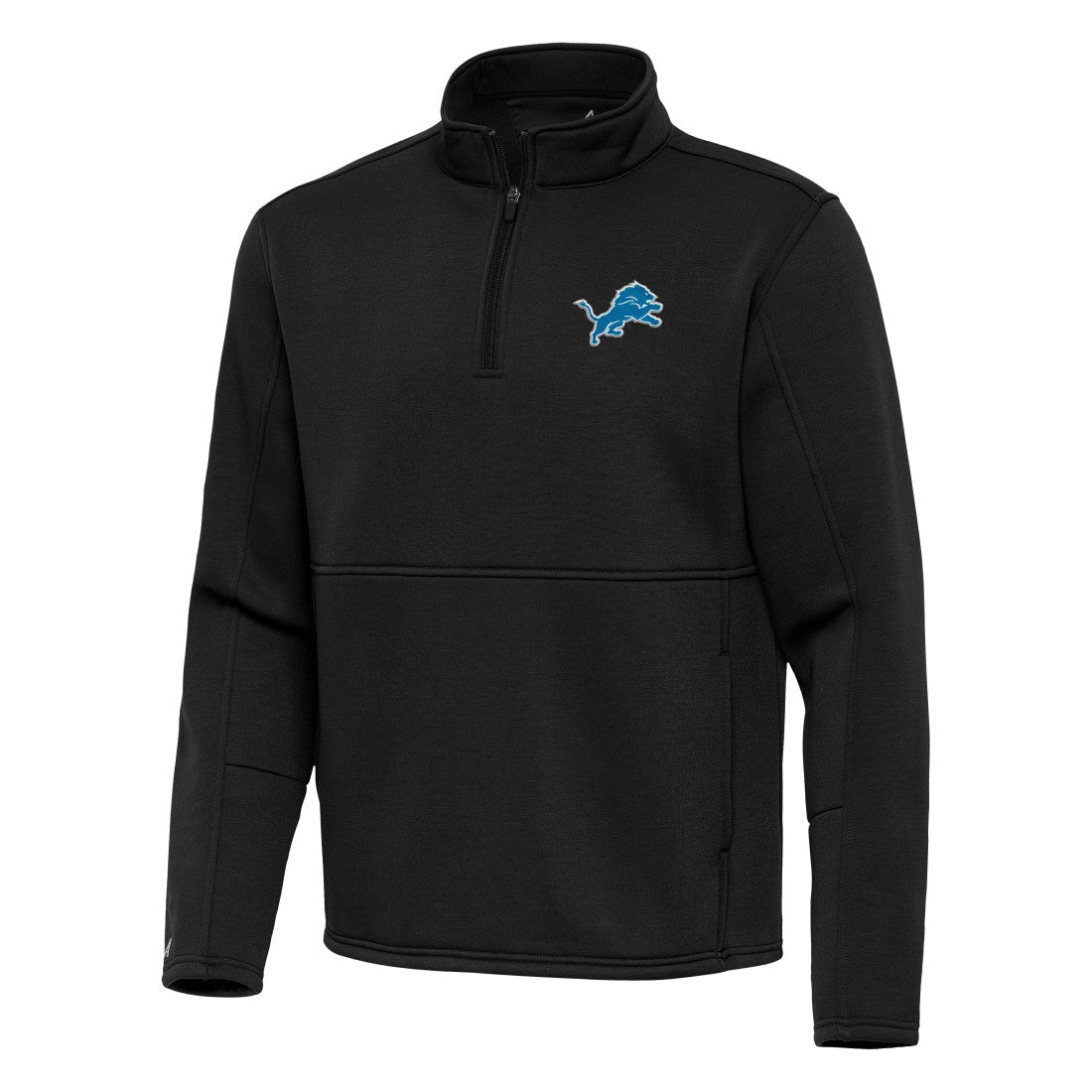 Antigua Twist Quarter-Zip Pullover Jacket - Detroit Lions