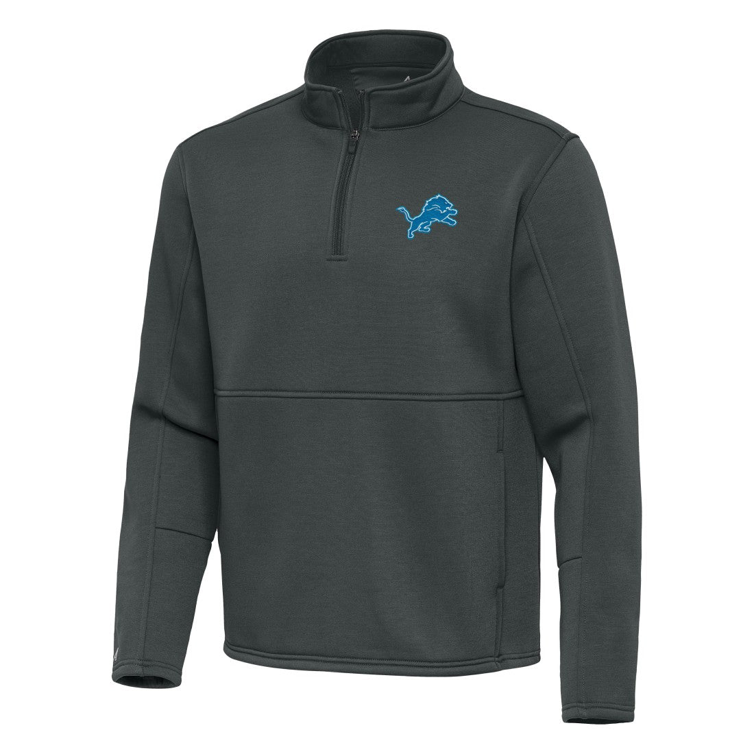 Antigua Twist Quarter-Zip Pullover Jacket - Detroit Lions