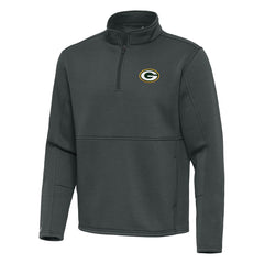Antigua Twist Quarter-Zip Pullover Jacket - Green Bay Packers