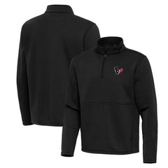 Antigua Twist Quarter-Zip Pullover Jacket - Houston Texans