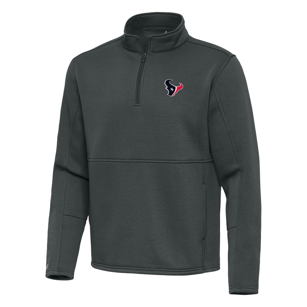 Antigua Twist Quarter-Zip Pullover Jacket - Houston Texans