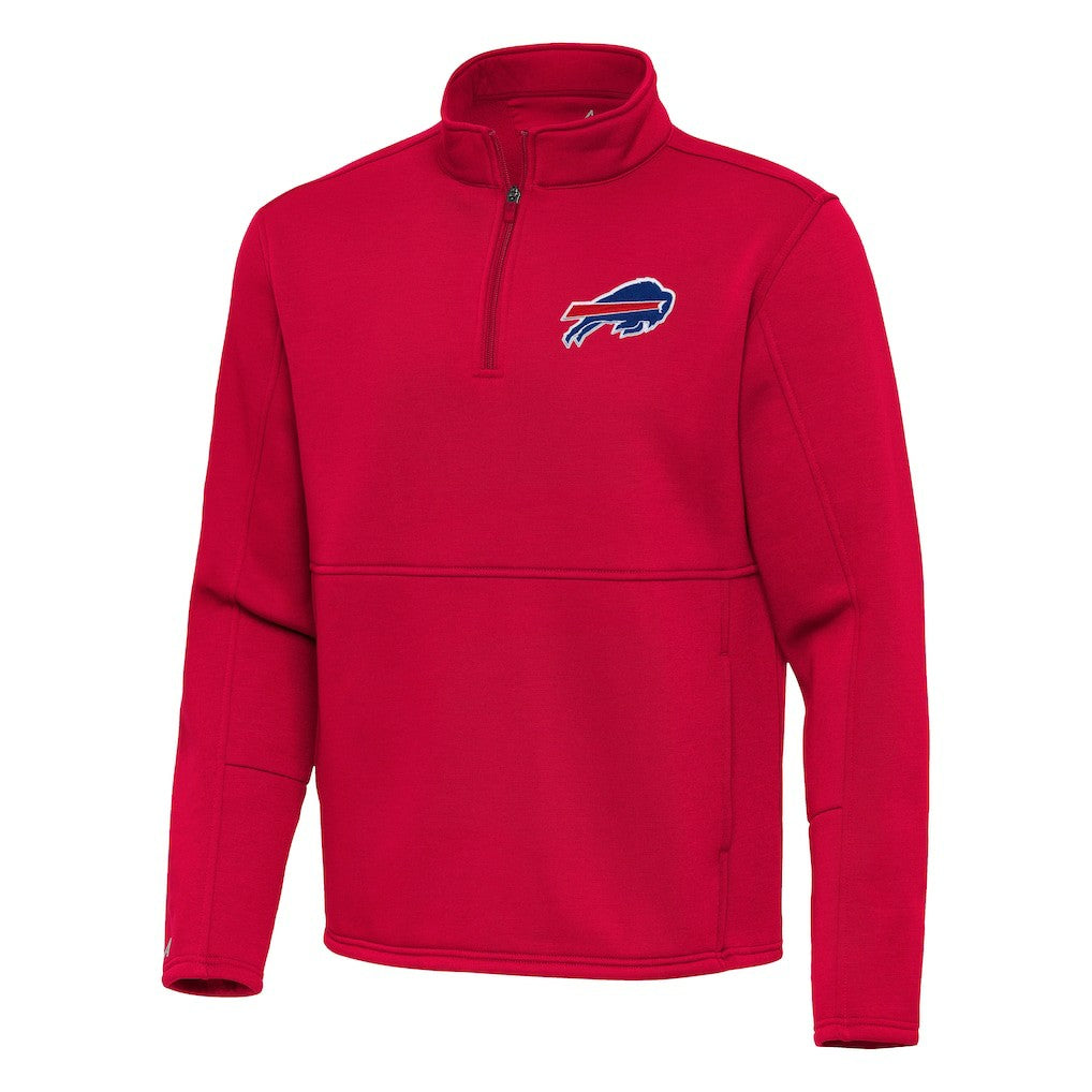 Antigua Twist Quarter-Zip Pullover Jacket - Buffalo Bills