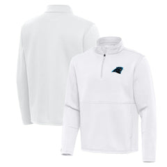 Antigua Twist Quarter-Zip Pullover Jacket - Carolina Panthers