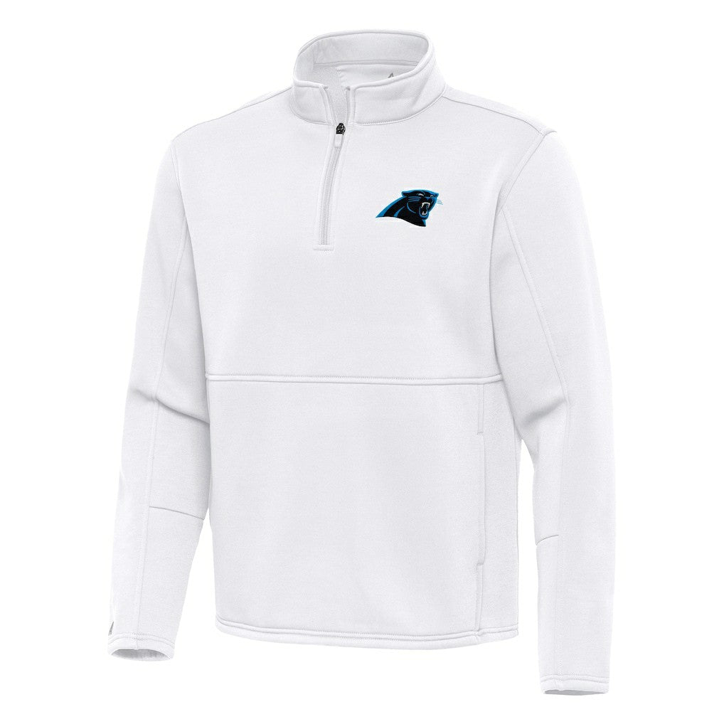 Antigua Twist Quarter-Zip Pullover Jacket - Carolina Panthers