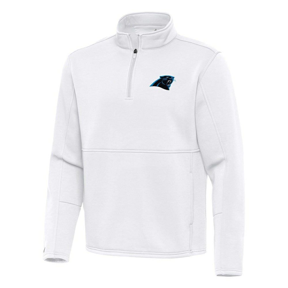 Antigua Twist Quarter-Zip Pullover Jacket - Carolina Panthers