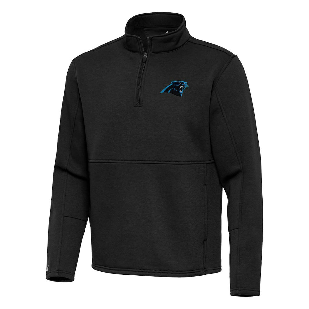 Antigua Twist Quarter-Zip Pullover Jacket - Carolina Panthers