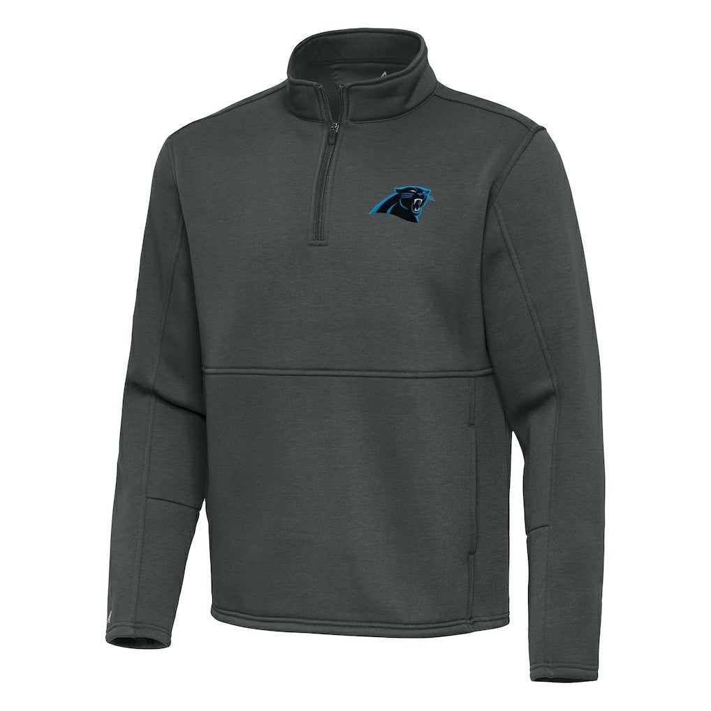 Antigua Twist Quarter-Zip Pullover Jacket - Carolina Panthers