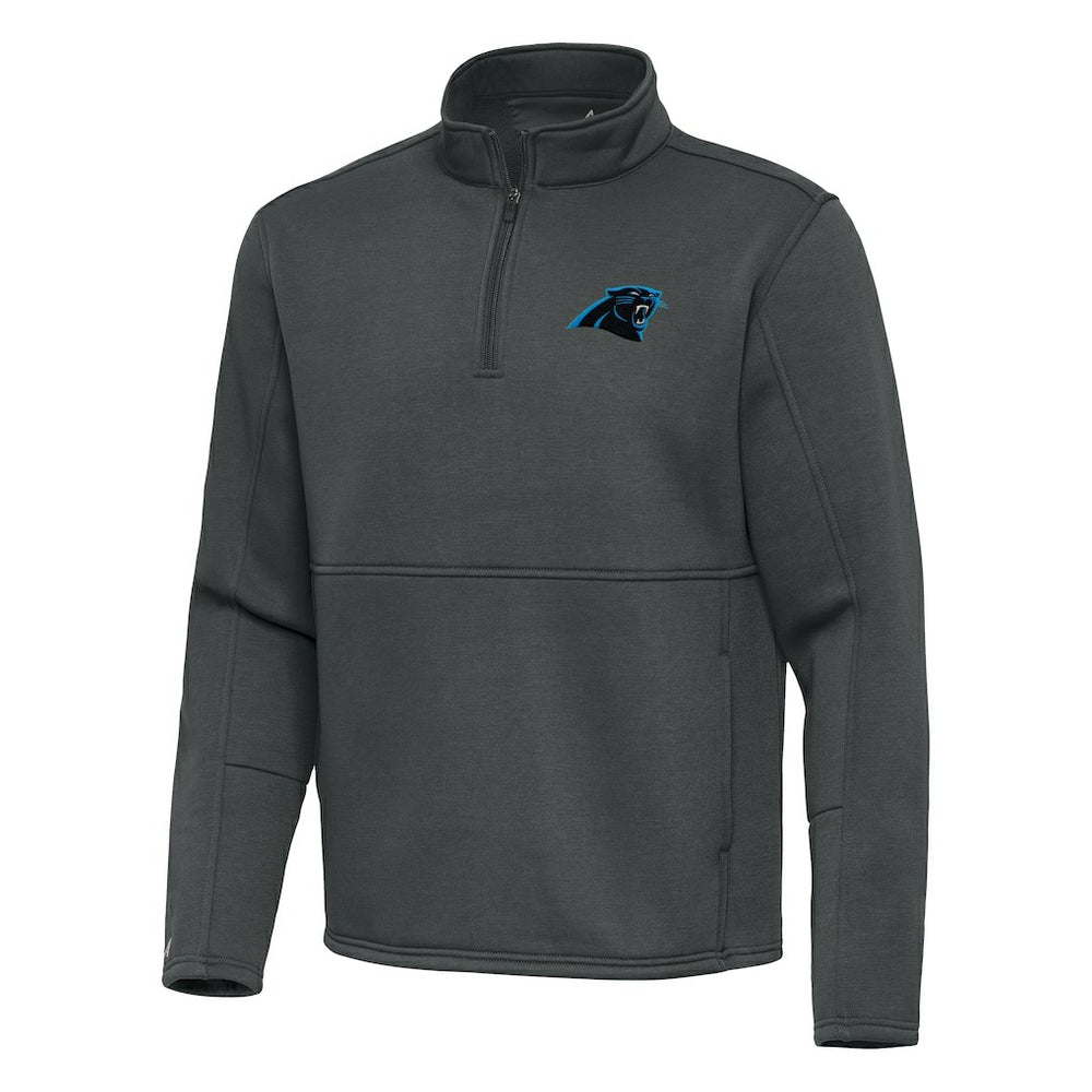 Antigua Twist Quarter-Zip Pullover Jacket - Carolina Panthers
