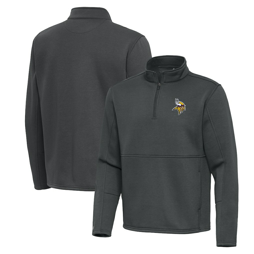 Antigua Twist Quarter-Zip Pullover Jacket - Minnesota Vikings