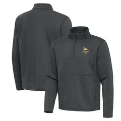 Antigua Twist Quarter-Zip Pullover Jacket - Minnesota Vikings