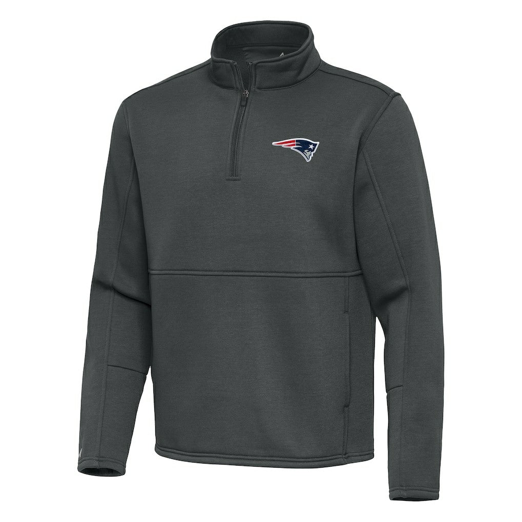 Antigua Twist Quarter-Zip Pullover Jacket - New England Patriots
