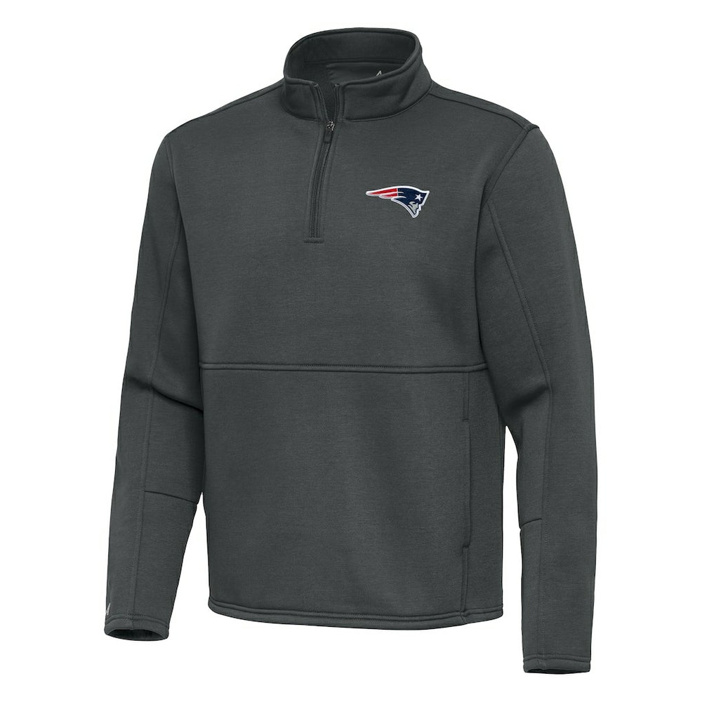 Antigua Twist Quarter-Zip Pullover Jacket - New England Patriots