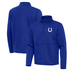 Antigua Twist Quarter-Zip Pullover Jacket - Indianapolis Colts