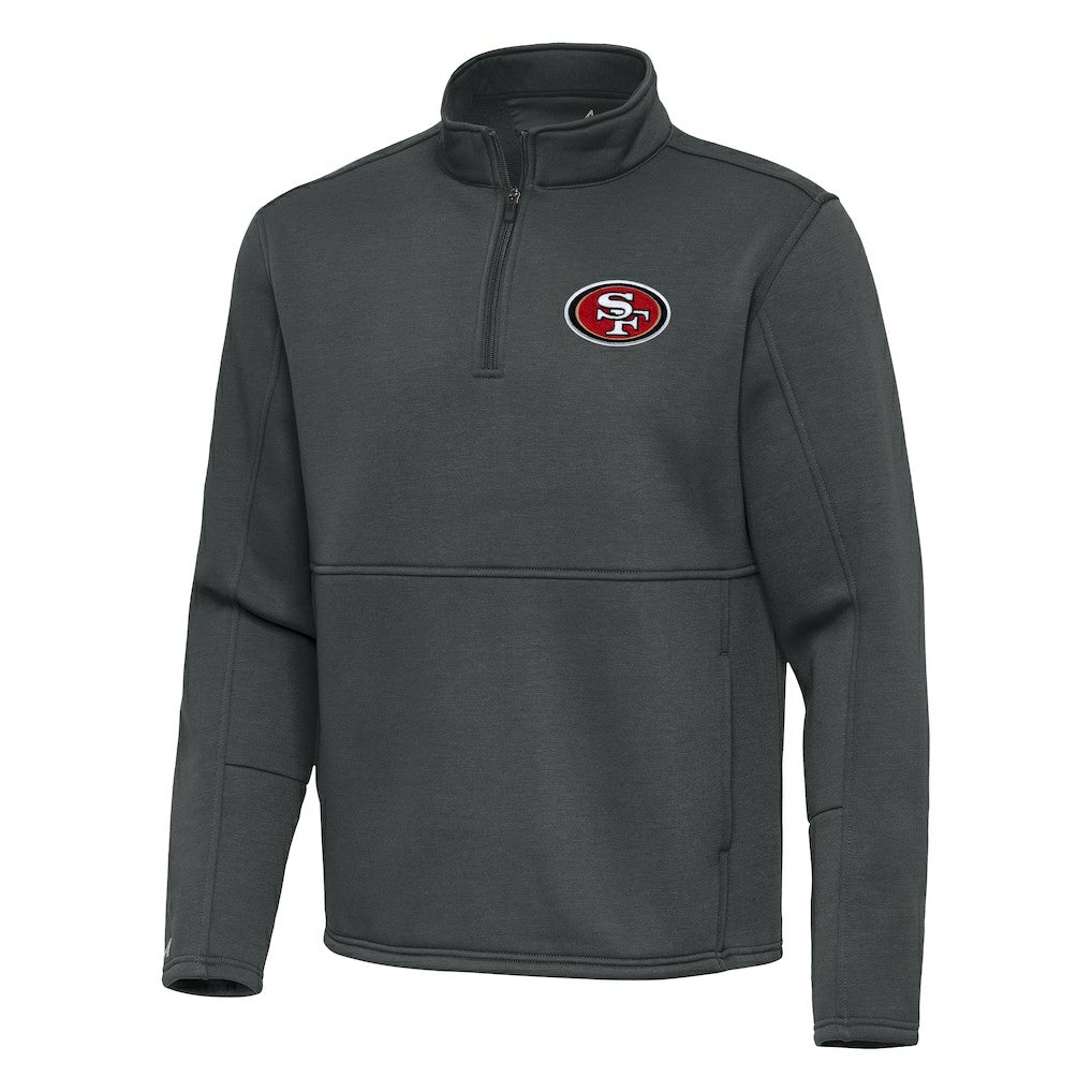 Antigua Twist Quarter-Zip Pullover Jacket - San Francisco 49ers