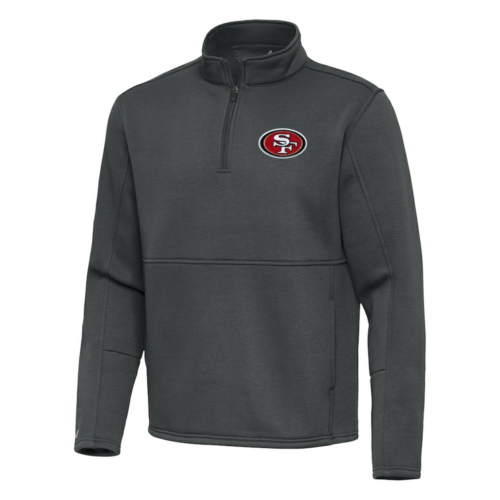 Antigua Twist Quarter-Zip Pullover Jacket - San Francisco 49ers