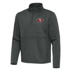 Antigua Twist Quarter-Zip Pullover Jacket - San Francisco 49ers