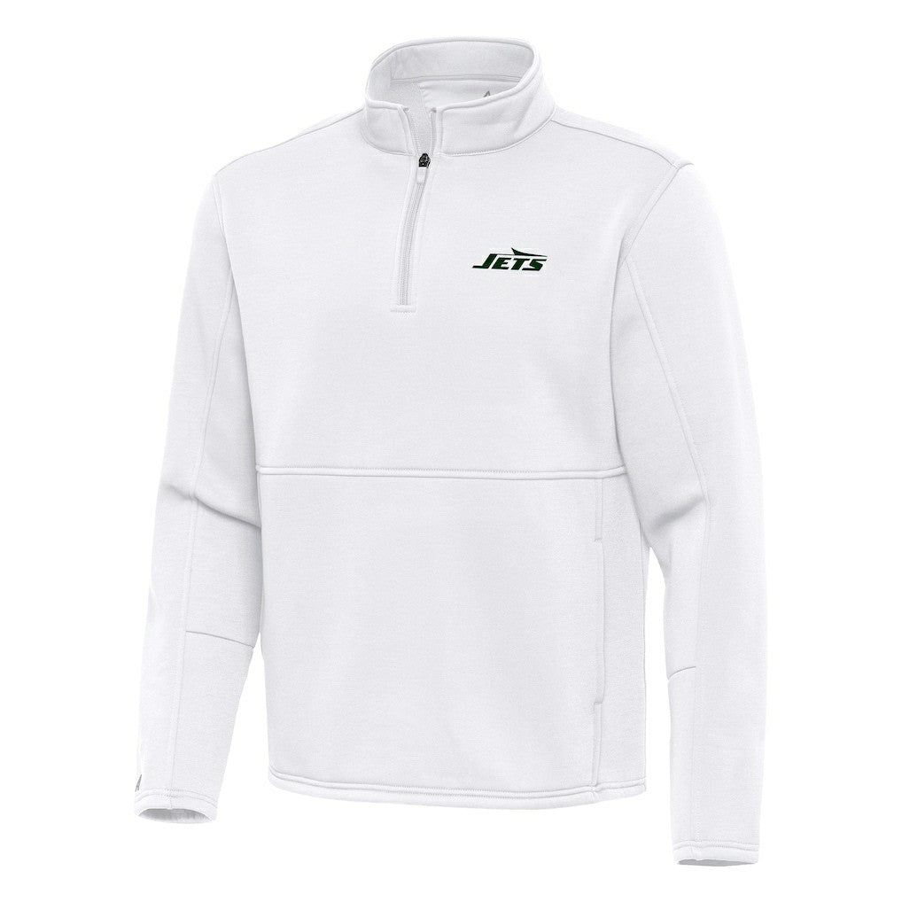 Antigua Twist Quarter-Zip Pullover Jacket - New York Jets
