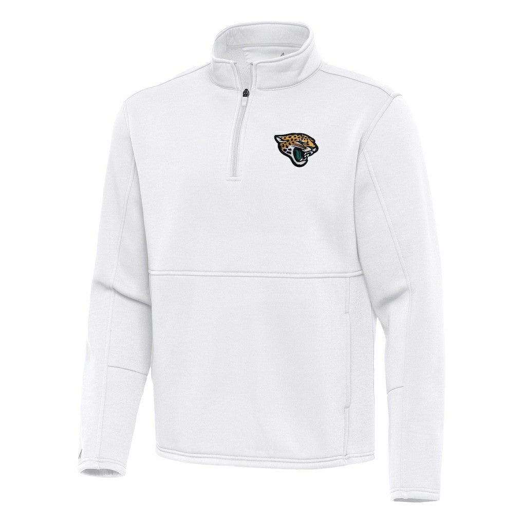 Antigua Twist Quarter-Zip Pullover Jacket - Jacksonville Jaguars