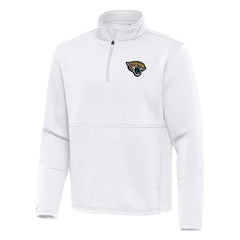 Antigua Twist Quarter-Zip Pullover Jacket - Jacksonville Jaguars