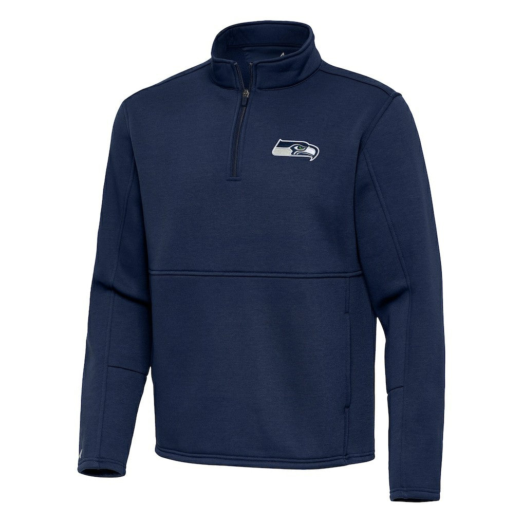 Antigua Twist Quarter-Zip Pullover Jacket - Seattle Seahawks