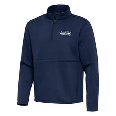 Antigua Twist Quarter-Zip Pullover Jacket - Seattle Seahawks
