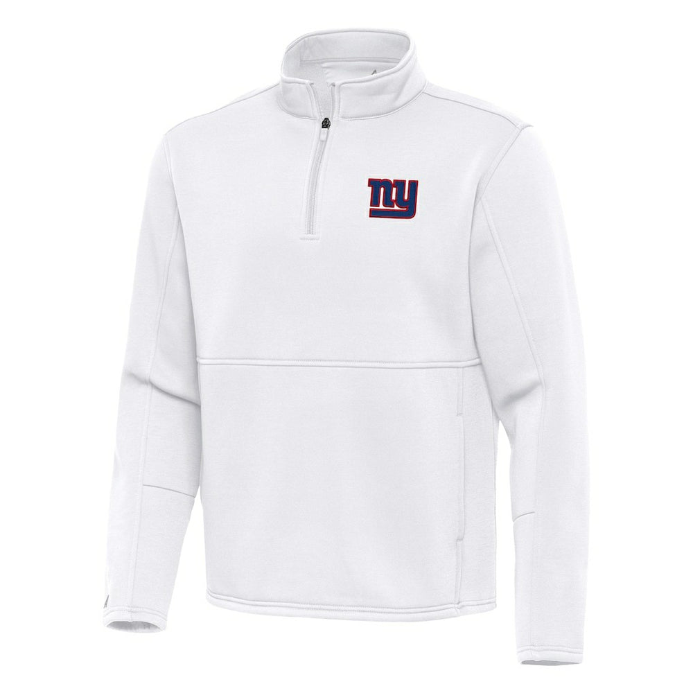 Antigua Twist Quarter-Zip Pullover Jacket - New York Giants