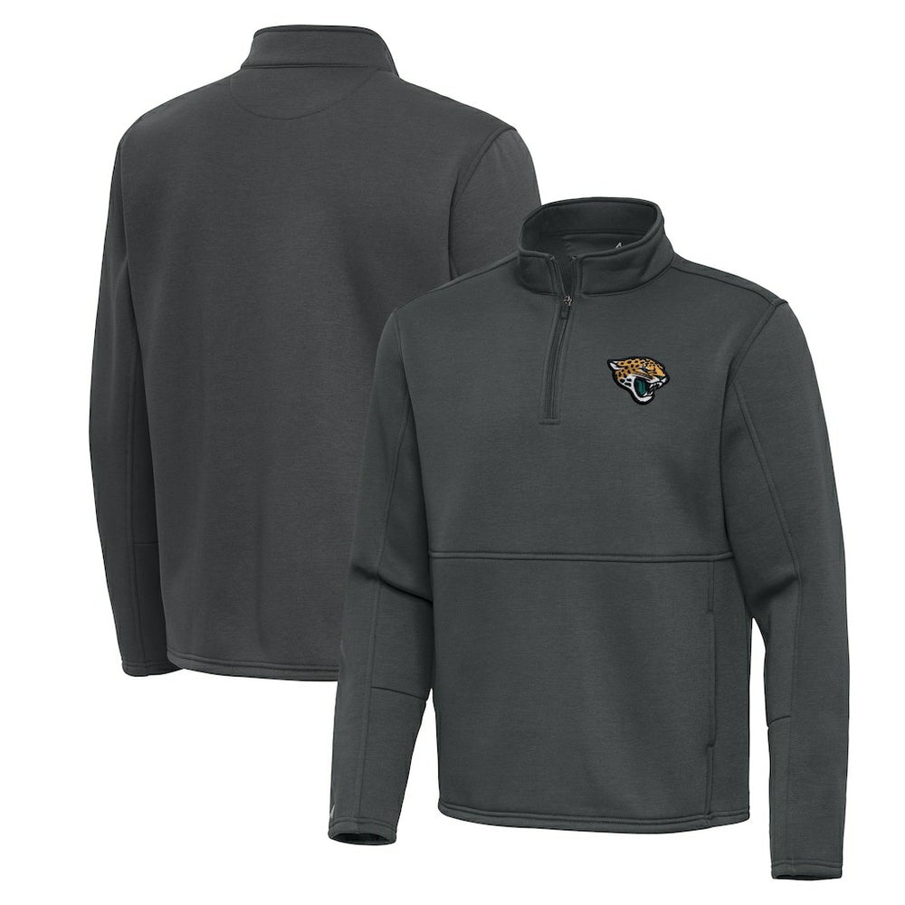 Antigua Twist Quarter-Zip Pullover Jacket - Jacksonville Jaguars